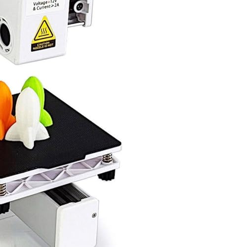 Mini FDM 3D Printer, 100x100x100mm, for Beginners, PLA/TPU - color: White