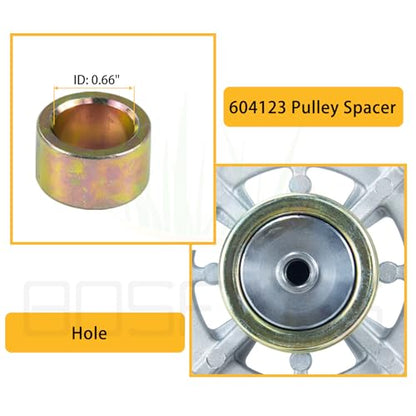 604214 Spindle Assembly for Hustler Raptor 42" 48" 52" Mower Decks - size: 1x604214N