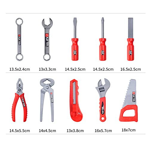 Kids Tool Set, 55 Pcs with Box and Electronic Toy Drill for Child Ages 3+