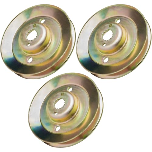 M163464 M154394 Mower Spindle Pulley Fits John Deere Z445 Z425 Z435 Ztrak Zero Turn Mower (3 Pack) - color: M163464 M154394 3 pack