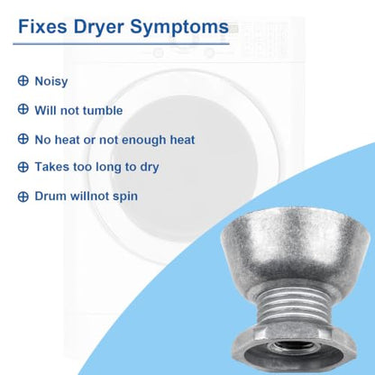 8066184 Dryer Motor Pulley, 341241 Dryer Drum Belt Replacement Part, Compatible with Whirlpool Maytag Dryer