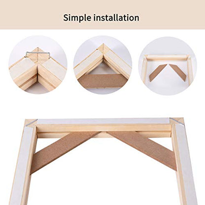 B.B.F MAKE 16x28 Solid Wood Stretcher Bars for Canvas & Needlepoint - size: 16"x28"