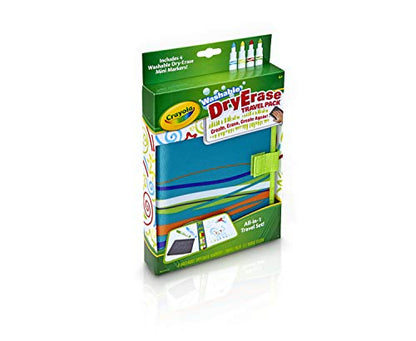 Crayola Washable Dry Erase Travel Pack, Whiteboard for Kids, Ages 4, 5, 6, 7 (Pack of 2) - size: 5 Piece Set (Pack of 2)