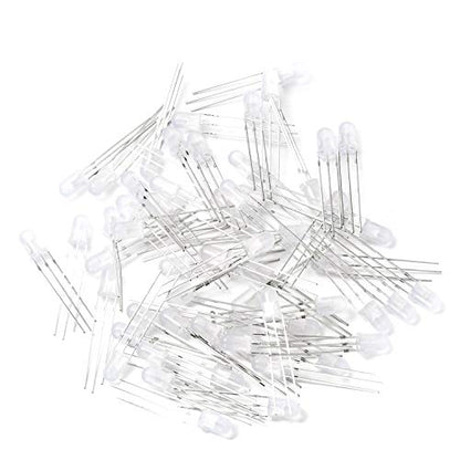 CHANZON 100 pcs 5mm Red & Green Diffused LED Diode Lights Common Anode - color: A) Red & Green (Ca) (100pcs)
