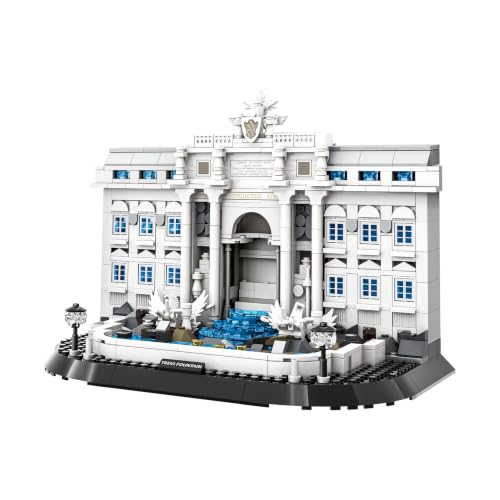 Oichy Architecture Building Toy Roman Landmark Trevi Fountain Building Set - color: Trevi Fountain Set