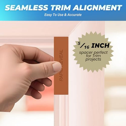 Supply Sons - Rapid Reveal Trim Tool - 5/16" Trim Gauge - Door Reveal Marking Tool - Durable Plastic - Accurate Jamb Marking - Finish Carpentry & Woodworking Tool - Made in The USA (5/16 Inch Spacer) - size: 5/16 Inch