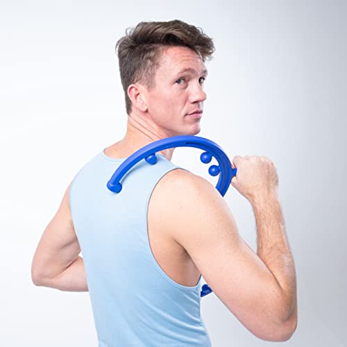 Body Back Buddy Classic Back Massager & Neck Massager for Pain Relief, Blue - color: Blue, size: Classic Bundle