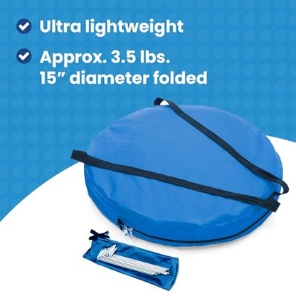 WeatherPod® ChairPod™ 1-Person Wearable Upper Body Pop-Up Pod - color: Royal Blue