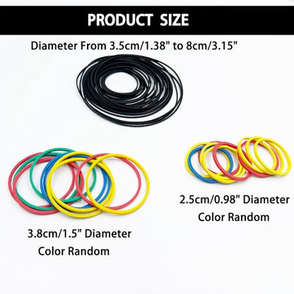 48PCS Pulley Belts Engine Drive Belt Rubber Transmission Belt for RC Car Robot DIY Model Toy Accessories (48PCS Mix Color) - style: 48PCS Mix Color