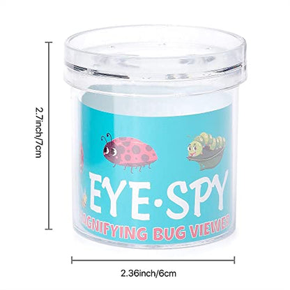 8 Pieces Bug Viewer Critter Insect Cage Magnifying Insect Box Bug Magnifier Container Bug Catcher Cage, Science Nature Exploration Tools