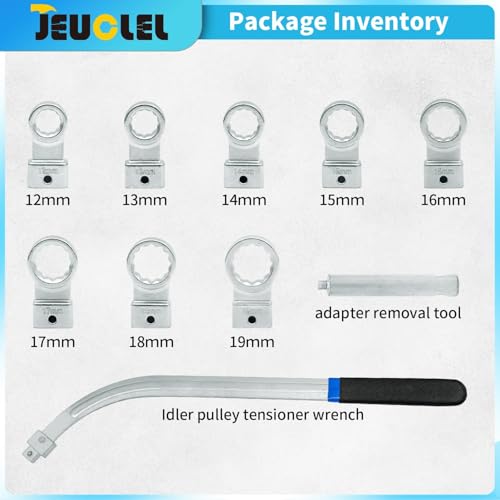 10PCS Auxiliary Idler Belt Tensioner Pulley Removal Tool Kit - color: 10pcs Universal Auxiliary Idler Belt Tensioner Pulley Removal Tool Kit