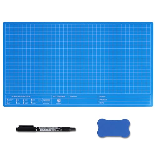 Magnetic Project Mat Large Size 36x20.5cm, Magnetic Electronic Repair Screws Mat