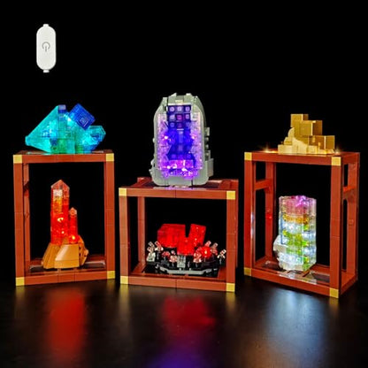 LED Light Kit Compatible with Lego 21362 Mineral Collection - color: Touch Switch Version