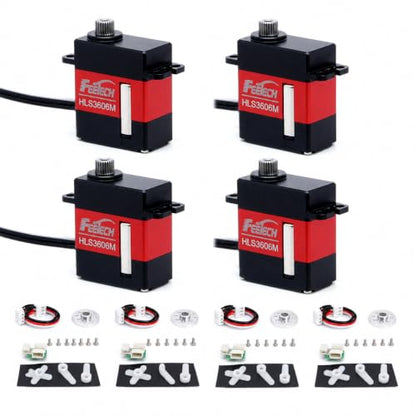4Pack FEETECH HLS3606M 6KG Serial Bus Servo Magnetic Encoder 360° Robot Arm Servo