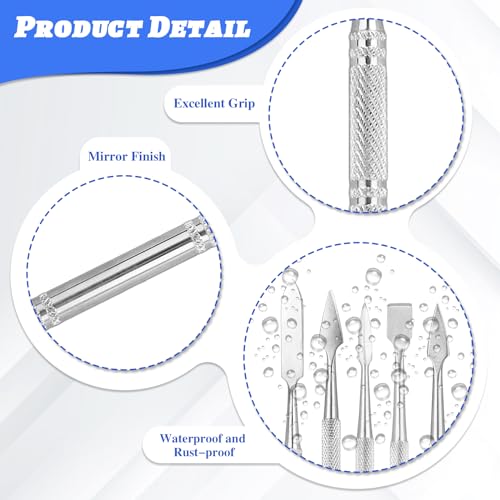 Clay Sculpting Tools Double Ended Wax Carving Scraper, 5 Pcs