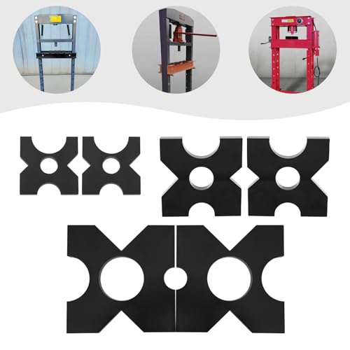 2-Pcs Shop Press Plate H Frame Hydraulic Shop Press Plate 20 Ton/44092.45 lbs