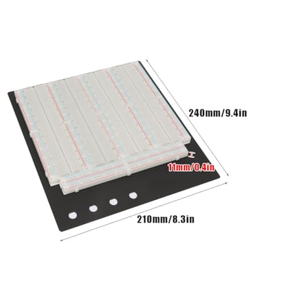 Joyzan Breadboard,3220 Tie Points Mini Solderless Breadboard ZY 208 Circuit
