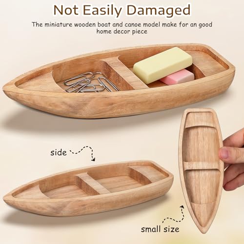 Toyvian Wooden Sailboat Model Kit, Unfinished Wood Boat for DIY Crafts