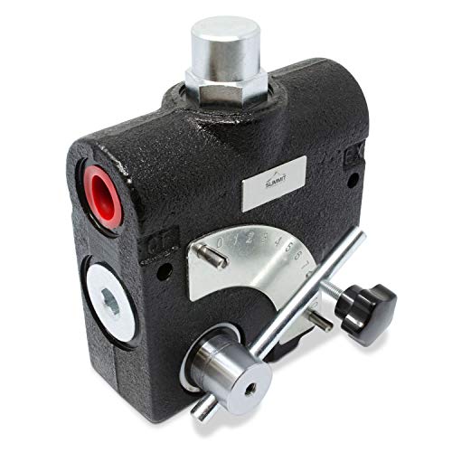 Hydraulic Adjustable Variable Flow Control Valve w/Relief, 0-16 GPM, #8 SAE - size: #8 SAE Port, style: Relief