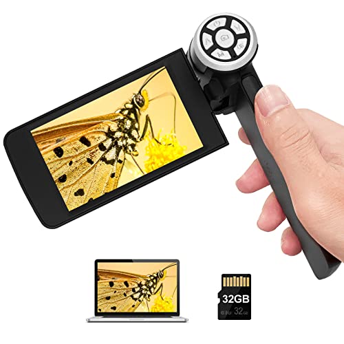 Andonstar AD203 Handheld Digital Microscope, Portable Pocket Microscope - color: Black