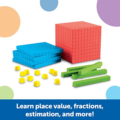 Learning Resources Brights! Base 10 Starter Set - style: Brights! Starter Set
