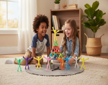MAGMEN Magnetic Fidget Figures | Travel Toys for Kids (10-Piece Opaque) - size: 10 Piece Opaques
