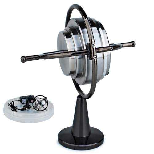 DjuiinoStar Super Precision Electric Gyroscope: 12,000-13,000 RPM for 15-20 Minutes (Black)