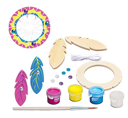 Works of Ahhh Mini Craft Set - Dream Catcher Build & Paint Family Craft Set - style: Dreamcatcher