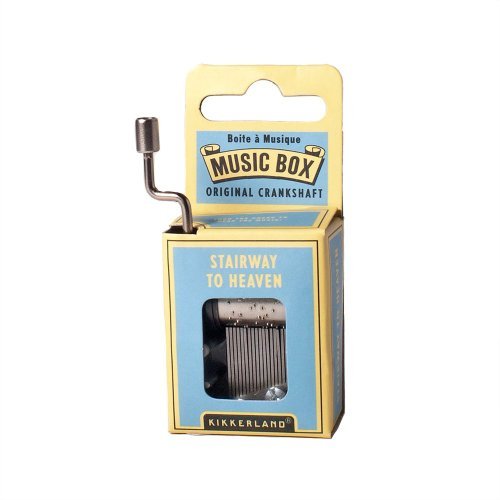 Kikkerland Stairway to Heaven Crank Music Box [Kitchen] [Kitchen] - style: Stairway to Heaven