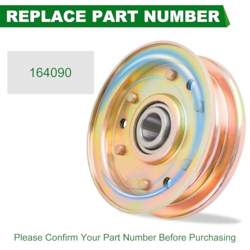 Idler Pulley (164090) Fitsr King Ku tter RFM Series 4' 5' 6' Finish Mowers (4 Pack) - color: 164090 4 pack
