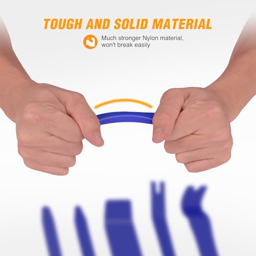 GOOACC 6PCS Auto Trim Removal Tool Kit No-Scratch - color: Blue, size: 6PCS Trim Removal