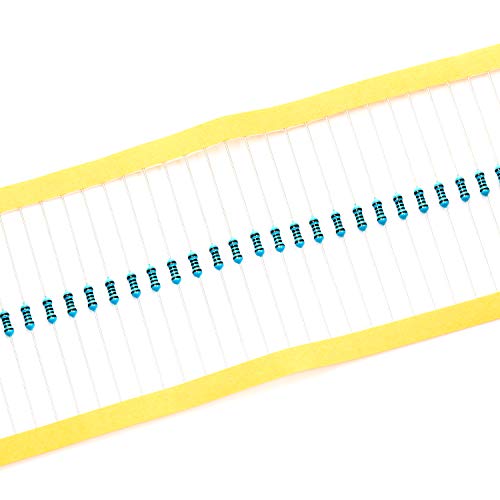 Chanzon 100pcs 1/4W (0.25W) 1000 Ω ohm Metal Film Fixed Resistor - size: [1-4ZC04] 1K ohm