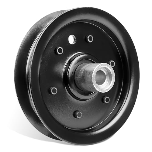 UP2WIN 604219 Flat Idler Pulley Compatible with Hustler Dash 34" 42" Raptor 36" 42" 52" 54" Mower Deck, 126123 Idler Pulley Compatible with 939223 938498 938977 933614 934802, Replaces Rotary 15211 - size: 604219_1pc