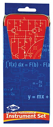 Alvin, MS10, Mathematical Instrument Kit - 10-Piece Set