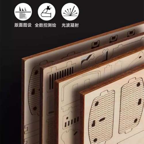 Adult 3D Wooden RV Puzzle Set - style: Motorhome