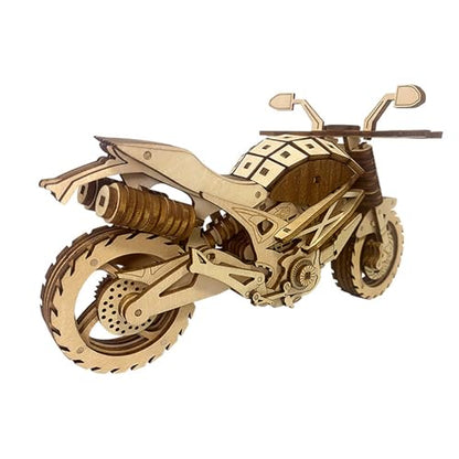 ZZHMASPLAY 3D Wooden Puzzle Motorcycle Model Car Kits,Brain Teaser Puzzles,Mechanical Vehicle Building Kits,Best Gift for Adults Teens on Birthday Christmas