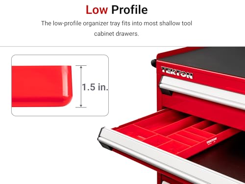 TEKTON 10-Compartment Organizer Tray | OTD11110 - color: Black, size: 10-Compartment