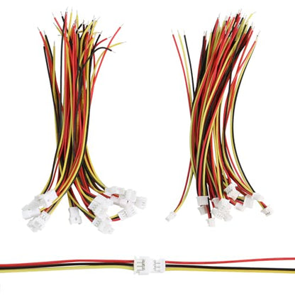 40Pcs JST 1.25mm 3Pin Male Female Terminal Wire, 100mm 26AWG - size: 1.25mm 3P