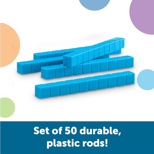 Learning Resources Plastic Base Ten Rods - style: Base Ten Rods