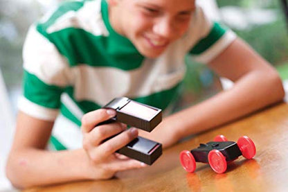 4M Magnet Science Kit for Kids Ages 5+ — 20+ Hands-On Experiments with 40+ Components, Build Maglev Transporter, Magnetic Racer, UFO & Compass Yacht, STEM Educational Toy Gift for Boys Girls - style: Magnet Exploration