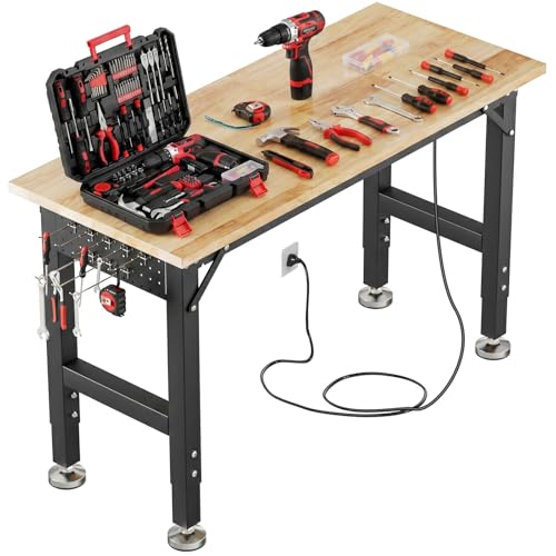 TLGREEN 48 x 20-Inch Adjustable Workbench, 2000 lb Capacity - size: 48"