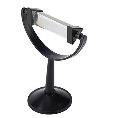 Garosa Optical Glass Triangular Prism with Stand for Physics Light Spectrum Teaching Tool Angle Change for Science Experiments