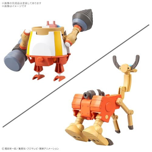 Bandai Hobby - One Piece - Chopper Robo Super 4 & 5 (Kung Fu Tracer & Walk Hopper) Model Kit - color: Chopper Robo Super 4 & 5 (Kung Fu Tracer & Walk Hopper)