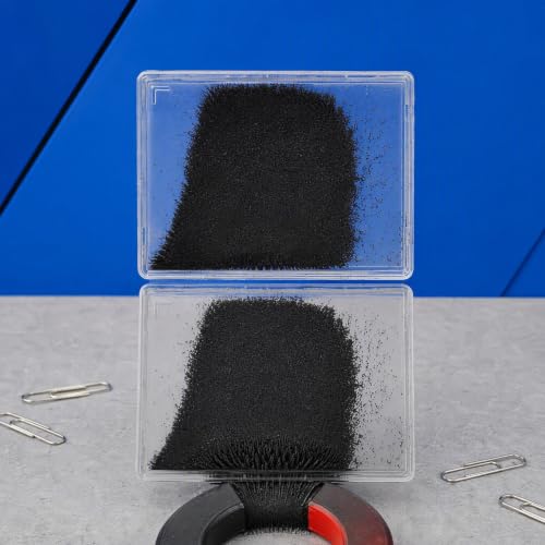TOYANDONA 2pcs Magnetic Field Visualization Tool Iron Powder Boxes