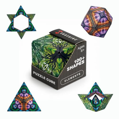 Shashibo DODECA Magnetic Puzzle Cube, Stress Relief Fidget Toy - color: Elements, size: DODECA