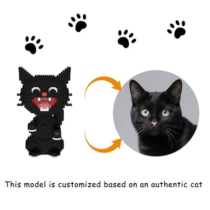 Larcele 1188 Pcs Black Cat 2 Micro Building Blocks Set for Kids 8+ KLJM-05 - style: Black Cat 2
