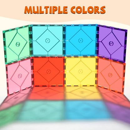 8 Piece Large Square Shape Magnetic Tiles Kids Toys for Kids Ages 3-5 4-8 - style: Large Magnetic Tiles