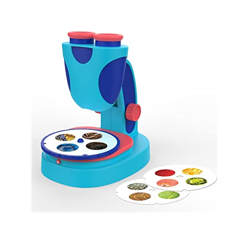 Educational Insights GeoSafari Kidscope - STEM Toys for Kids, Toddler Learning Toys, Kids Microscope with Prepared Slides, Science Set for Boys and Girls Ages 5+