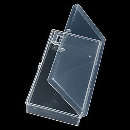 12 Pack Rectangular Clear Plastic Storage Containers - size: 5.7 x 2.95 x 1.18 inch