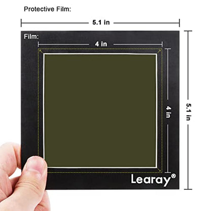 Magnetic Field Viewing Film, Magnetic Field Viewer, 4 x 4 Inch - size: 4 * 4 Inch